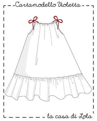cartamodello vestito bimba